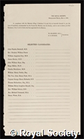 List of selected candidates 1866