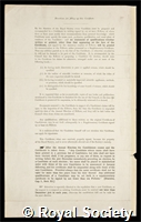Morgan, Sir Gilbert Thomas: certificate of election to the Royal Society
