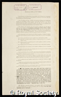 Desch, Cecil Henry: certificate of election to the Royal Society