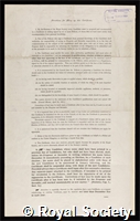 Spencer Jones, Sir Harold: certificate of election to the Royal Society