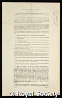 Relf, Ernest Frederick: certificate of election to the Royal Society