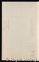 Weidler, Johann Friedrich: certificate of election to the Royal Society