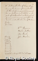 Hinton, Anthony: certificate of candidature to the Royal Society