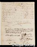 Picquigny, Marie Joseph Louis d'Albert d'Ailly: certificate of election to the Royal Society