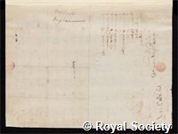 Meighan, Sir Christopher: certificate of candidacy for election to the Royal Society