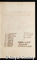 Stephens, Tyringham: certificate of election to the Royal Society