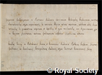 Spallanzani, Lazzaro: certificate of election to the Royal Society