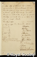 Lloyd, John: certificate of election to the Royal Society