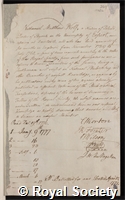 Wolf, Nathaniel Matthew: certificate of election to the Royal Society