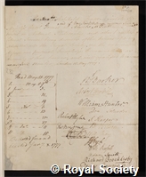 Fraser, Archibald Campbell: certificate of election to the Royal Society