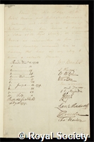 Gray, Edward Whitaker: certificate of election to the Royal Society