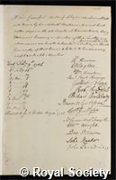 Crawford, Adair: certificate of election to the Royal Society