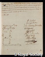 Davies, Jonathan: certificate of election to the Royal Society