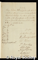 Willis, Henry Norton: certificate of election to the Royal Society