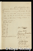 Pemberton, Christopher Robert: certificate of election to the Royal Society