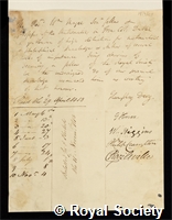 Magee, William, Archbishop of Dublin: certificate of election to the Royal Society
