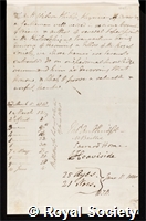 Philip, Alexander Philip Wilson: certificate of candidature for election to the Royal Society