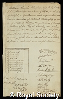 Hughes, William Hughes: certificate of candidature for election to the Royal Society
