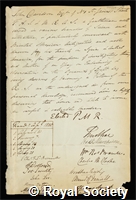 Davidson, John: certificate of election to the Royal Society