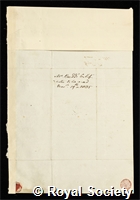 Budd, George: certificate of election to the Royal Society