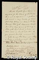 Gunn, Ronald Campbell: certificate of election to the Royal Society