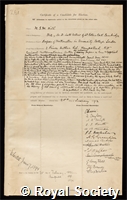 Hill, Micaiah John Muller: certificate of election to the Royal Society