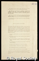Wilson, Charles Thomson Rees: certificate of election to the Royal Society