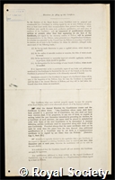 Ruhemann, Siegfried: certificate of election to the Royal Society