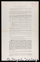 Hadcock, Sir Albert George: certificate of election to the Royal Society