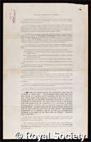 Steele, Bertram Dillon: certificate of election to the Royal Society