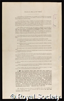 Knott, Cargill Gilston: certificate of election to the Royal Society