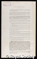 Perkins, Robert Cyril Layton: certificate of election to the Royal Society