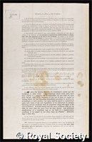 Plummer, Henry Crozier Keating: certificate of election to the Royal Society