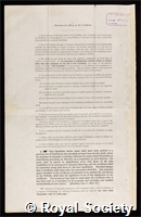 Stephens, John William Watson: certificate of election to the Royal Society