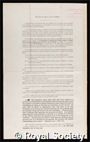 Eccles, William Henry: certificate of election to the Royal Society