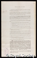 Middlemiss, Charles Stewart: certificate of election to the Royal Society