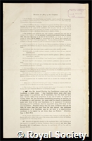 Lanchester, Frederick William: certificate of election to the Royal Society