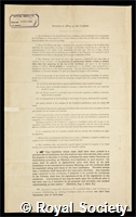 Watson, David Meredith Seares: certificate of election to the Royal Society