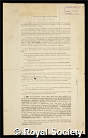Marshall, Sir Guy Anstruther Knox: certificate of election to the Royal Society
