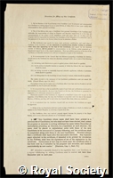 Ingold, Sir Christopher Kelk: certificate of election to the Royal Society