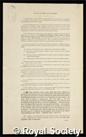 Murray, James Alexander: certificate of election to the Royal Society