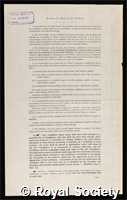 Tyndall, Arthur Mannering: certificate of election to the Royal Society