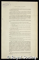 Cockcroft, Sir John Douglas: certificate of election to the Royal Society