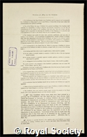 Turnbull, Hubert Maitland: certificate of election to the Royal Society