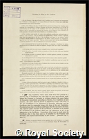 Maass, Otto: certificate of election to the Royal Society