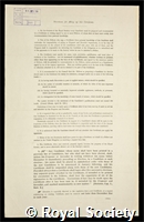 Rivett, Sir Albert Cherbury David: certificate of election to the Royal Society