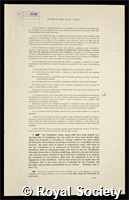 Watson-Watt, Sir Robert Alexander: certificate of election to the Royal Society