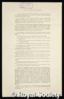 White, Philip Bruce: certificate of election to the Royal Society