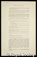 Burn, Joshua Harold: certificate of election to the Royal Society