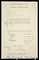 Powell, Alan Richard: certificate of election to the Royal Society